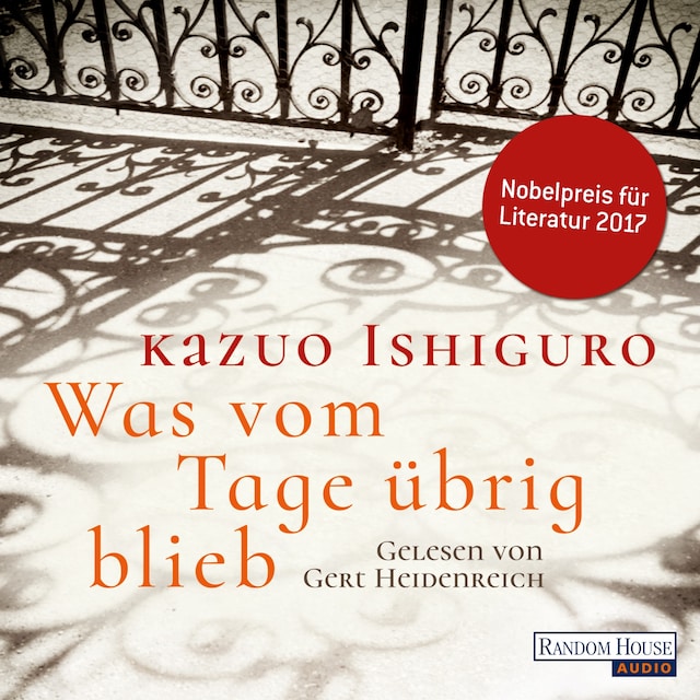 Book cover for Was vom Tage übrig blieb