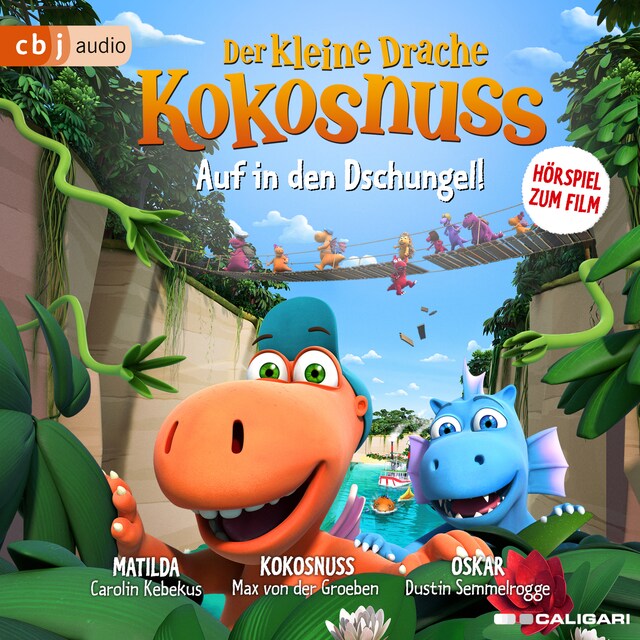 Portada de libro para Der kleine Drache Kokosnuss – Auf in den Dschungel