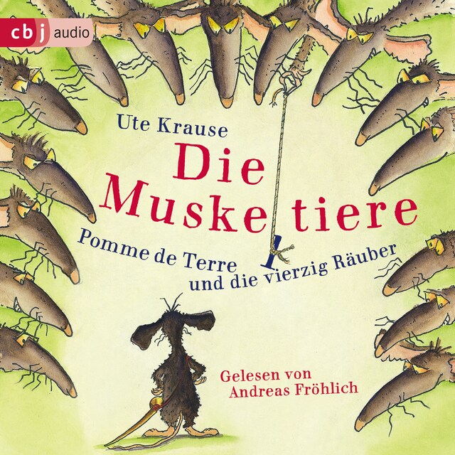 Buchcover für Die Muskeltiere – Pomme de Terre und die vierzig Räuber