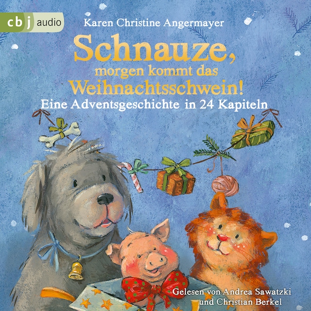 Buchcover für Schnauze, morgen kommt das Weihnachtsschwein!