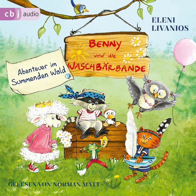 Couverture de livre pour Benny und die Waschbärbande - Abenteuer im Summenden Wald