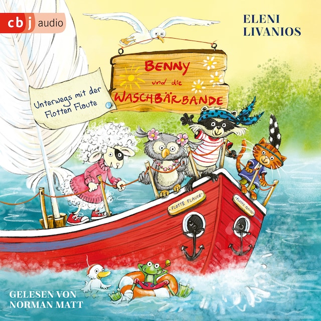 Portada de libro para Benny und die Waschbärbande - Unterwegs mit der Flotten Flaute