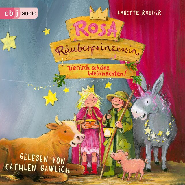 Buchcover für Rosa Räuberprinzessin – Tierisch schöne Weihnachten!