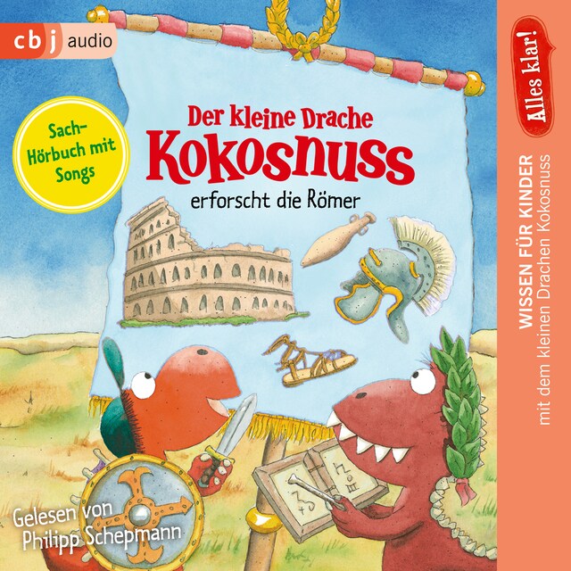 Buchcover für Alles klar! Der kleine Drache Kokosnuss erforscht die Römer