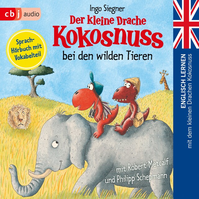 Buchcover für Der kleine Drache Kokosnuss bei den wilden Tieren