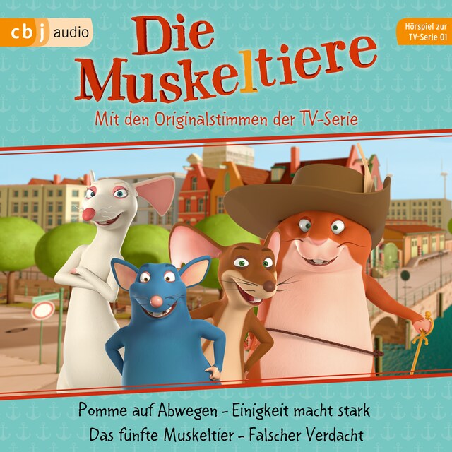 Buchcover für Die Muskeltiere – Hörspiel zur TV-Serie 01