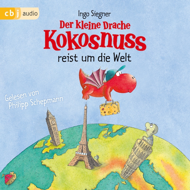 Buchcover für Der kleine Drache Kokosnuss reist um die Welt