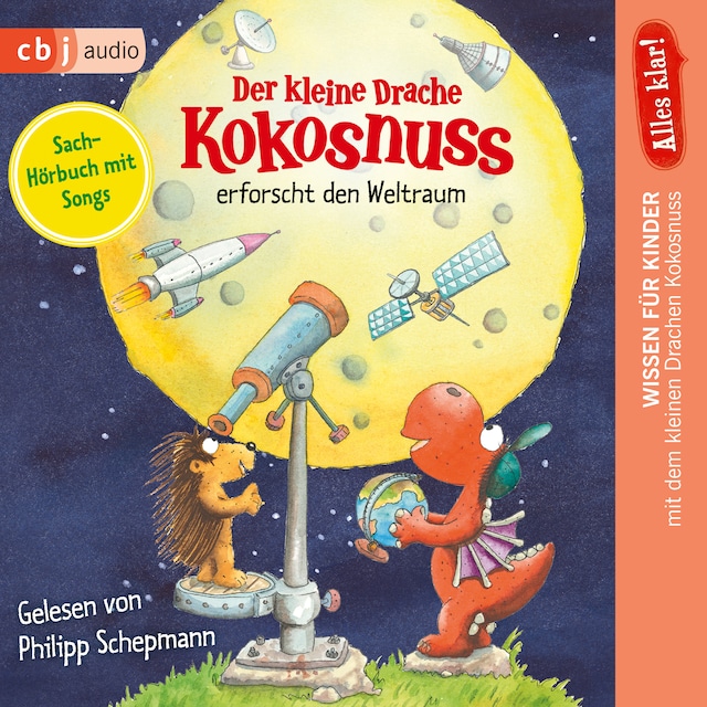 Buchcover für Alles klar! Der kleine Drache Kokosnuss erforscht den Weltraum