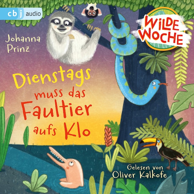 Buchcover für Wilde Woche  - Dienstags muss das Faultier aufs Klo