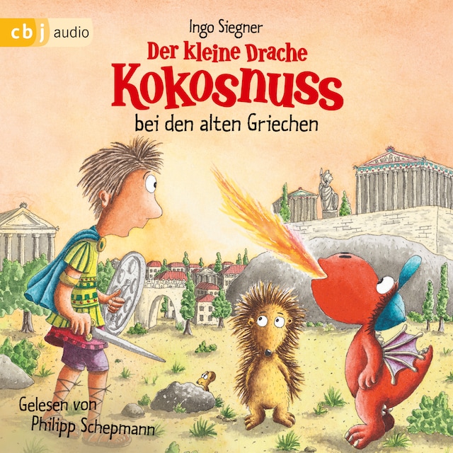 Buchcover für Der kleine Drache Kokosnuss bei den alten Griechen