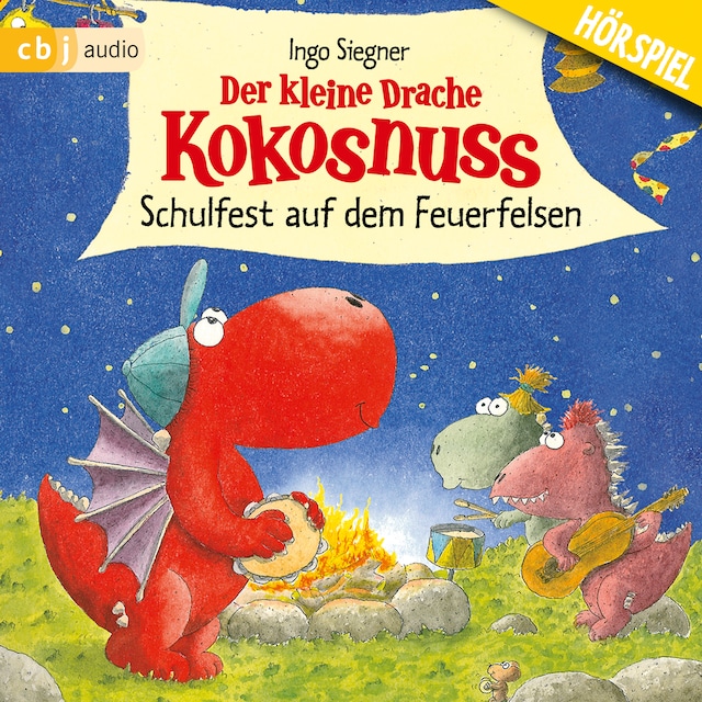 Buchcover für Der kleine Drache Kokosnuss - Schulfest auf dem Feuerfelsen