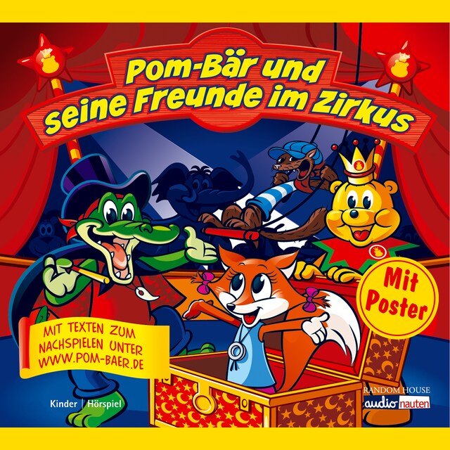 Buchcover für Pom-Bär und seine Freunde im Zirkus