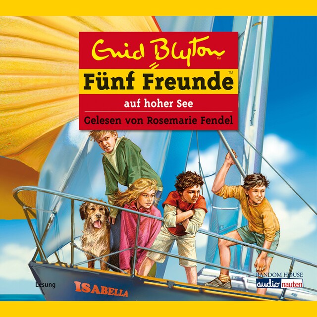 Buchcover für Fünf Freunde auf hoher See