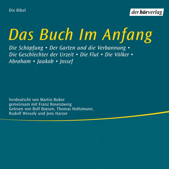 Buchcover für Das Buch im Anfang