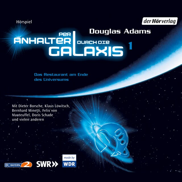 Buchcover für Per Anhalter durch die Galaxis. Das Restaurant am Ende des Universums