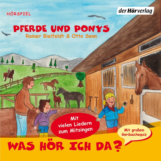 Buchcover für Was hör ich da? Pferde und Ponys