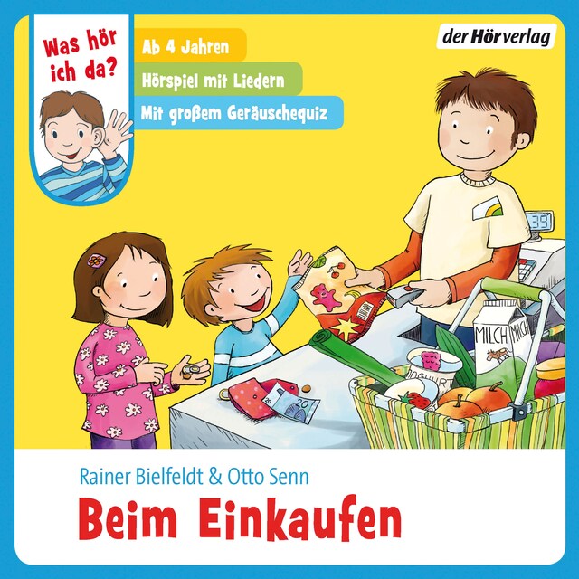 Buchcover für Was hör ich da? Beim Einkaufen