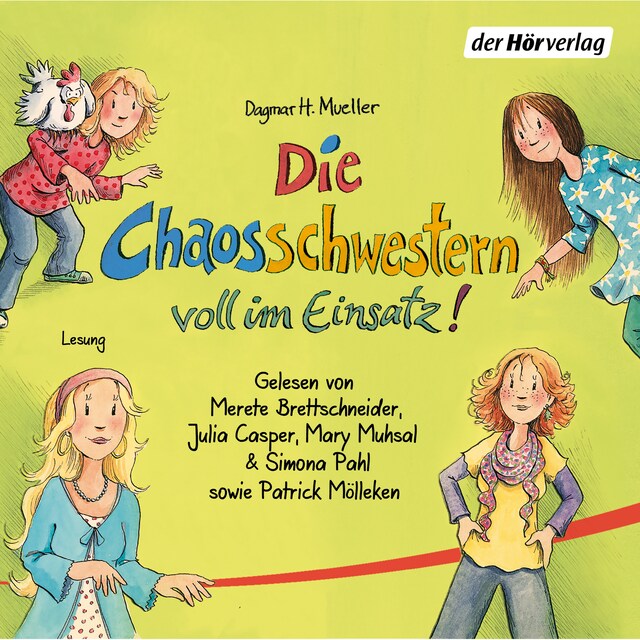 Buchcover für Die Chaosschwestern voll im Einsatz!