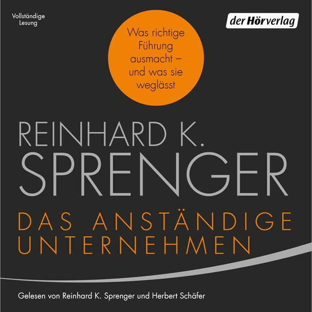 Buchcover für Das anständige Unternehmen