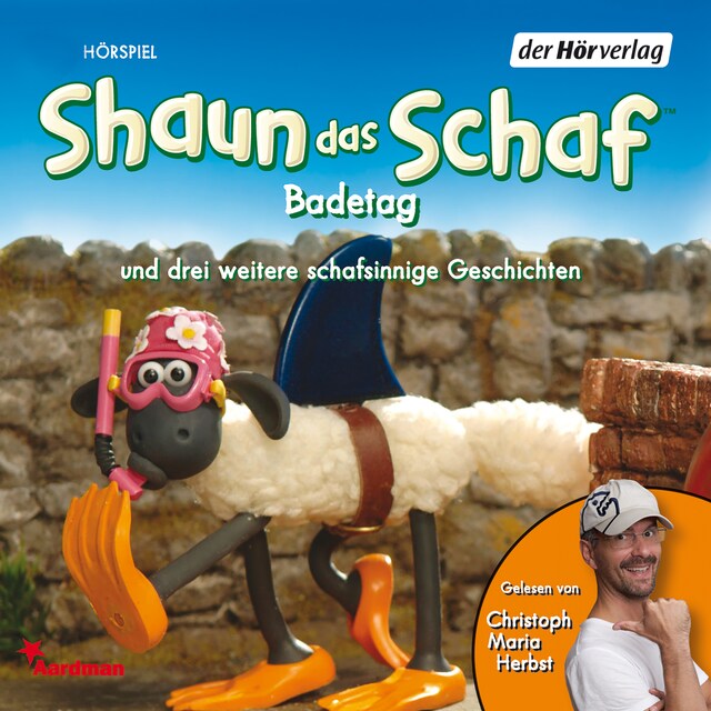 Buchcover für Shaun das Schaf. Badetag und drei weitere schafsinnige Geschichten