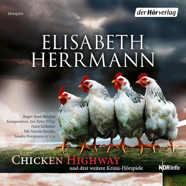 Buchcover für CHICKEN HIGHWAY und drei weitere Krimi-Hörspiele