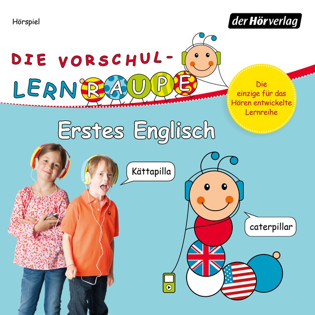 Bokomslag för Die Vorschul-Lernraupe: Erstes Englisch