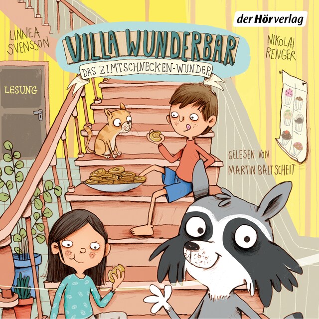 Buchcover für Villa Wunderbar. Das Zimtschnecken-Wunder