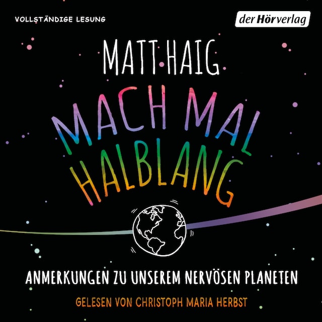 Buchcover für Mach mal halblang. Anmerkungen zu unserem nervösen Planeten