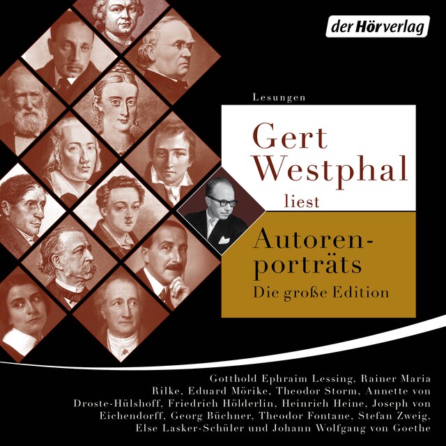 Buchcover für Gert Westphal liest Autorenporträts – Die große Edition