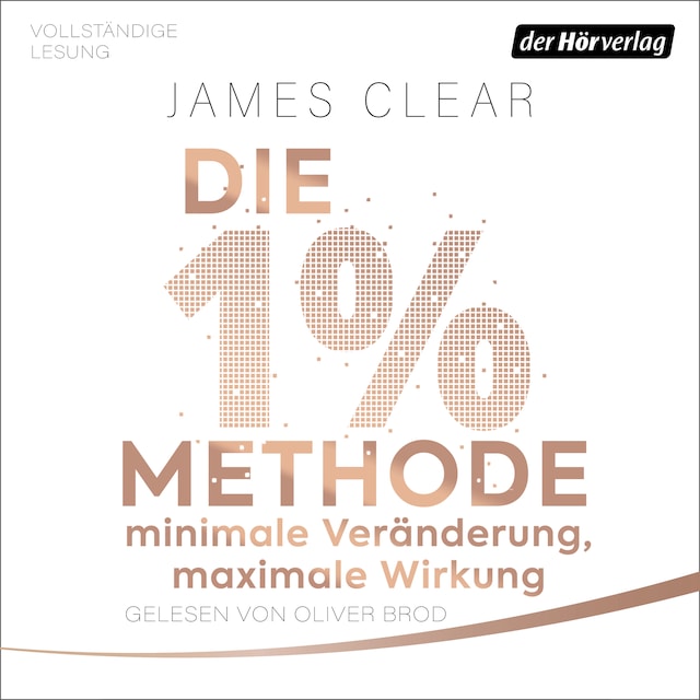 Book cover for Die 1%-Methode – Minimale Veränderung, maximale Wirkung