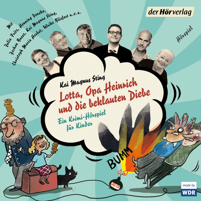 Buchcover für Lotta, Opa Heinrich und die beklauten Diebe