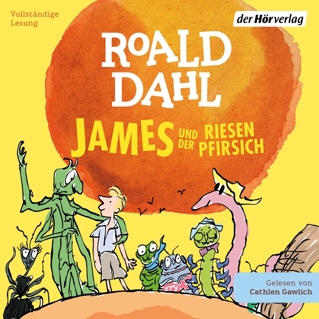 Buchcover für James und der Riesenpfirsich