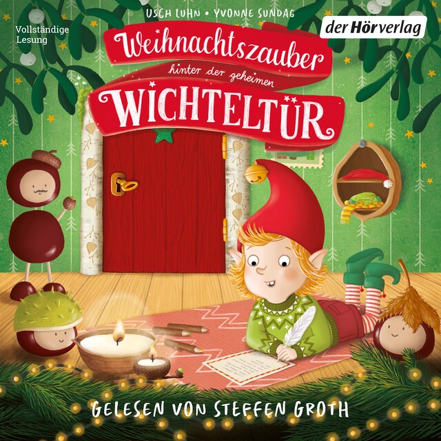 Buchcover für Weihnachtszauber hinter der geheimen Wichteltür