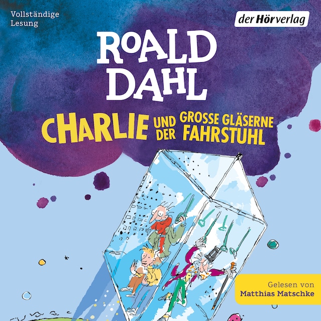 Buchcover für Charlie und der große gläserne Fahrstuhl