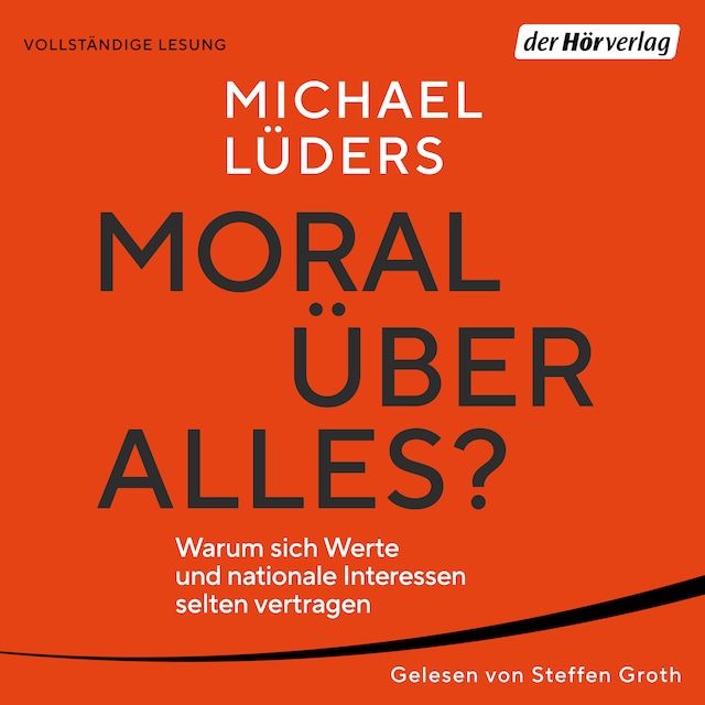 Buchcover für Moral über alles?