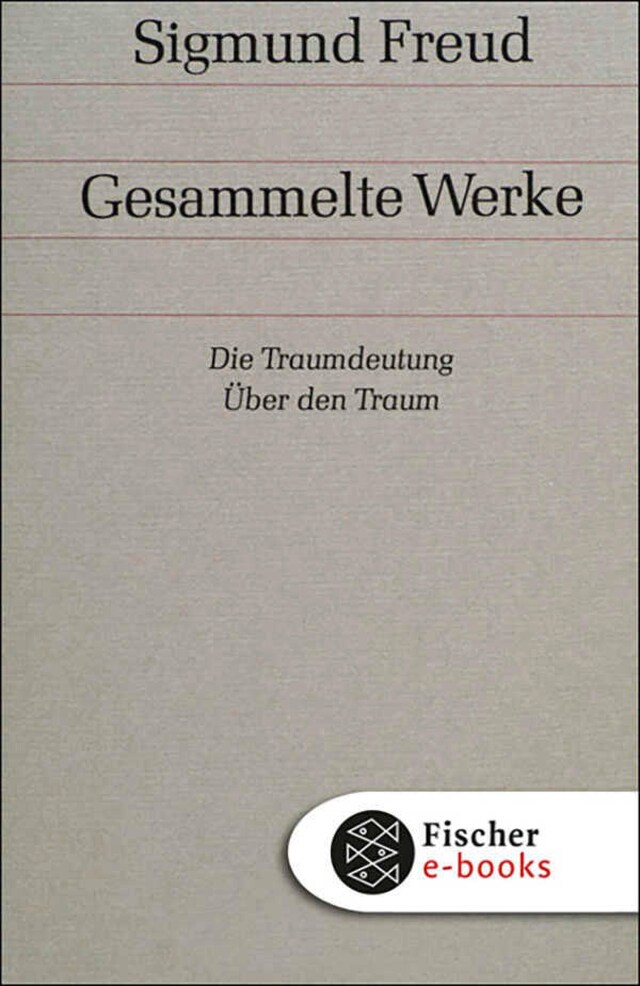 Buchcover für Die Traumdeutung / Über den Traum