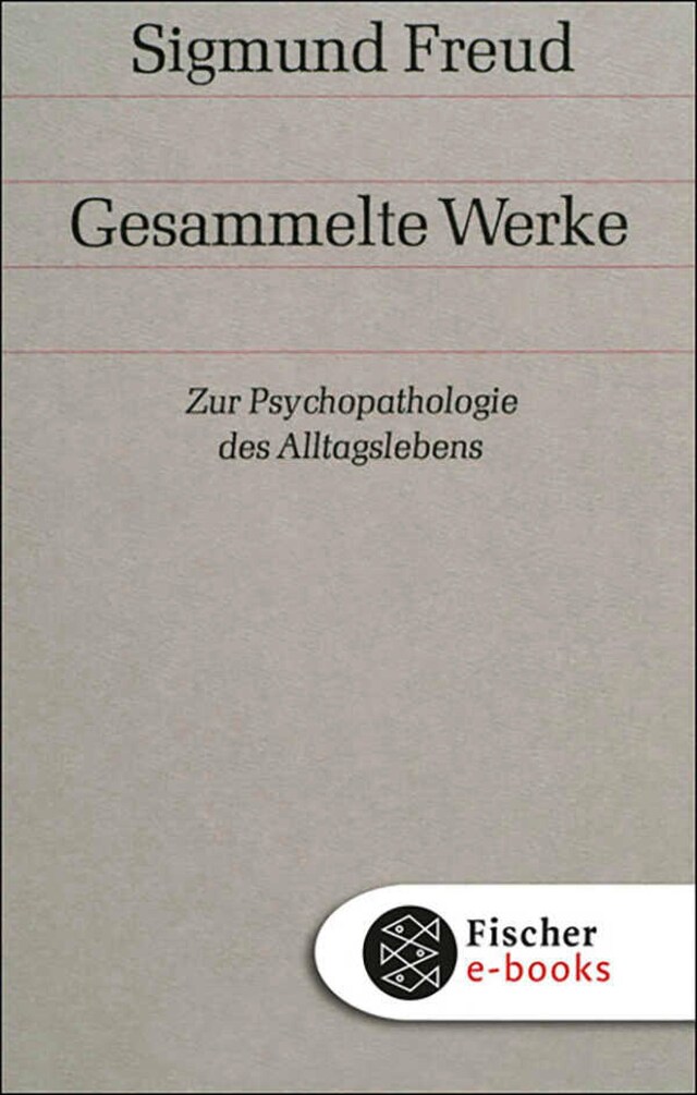 Bokomslag för Zur Psychopathologie des Alltagslebens