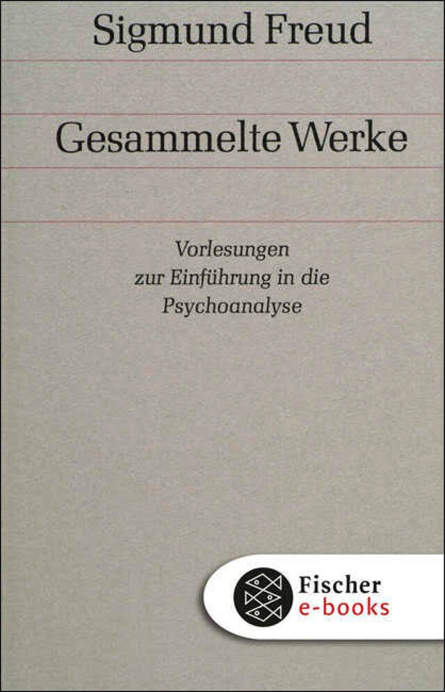 Buchcover für Vorlesungen zur Einführung in die Psychoanalyse