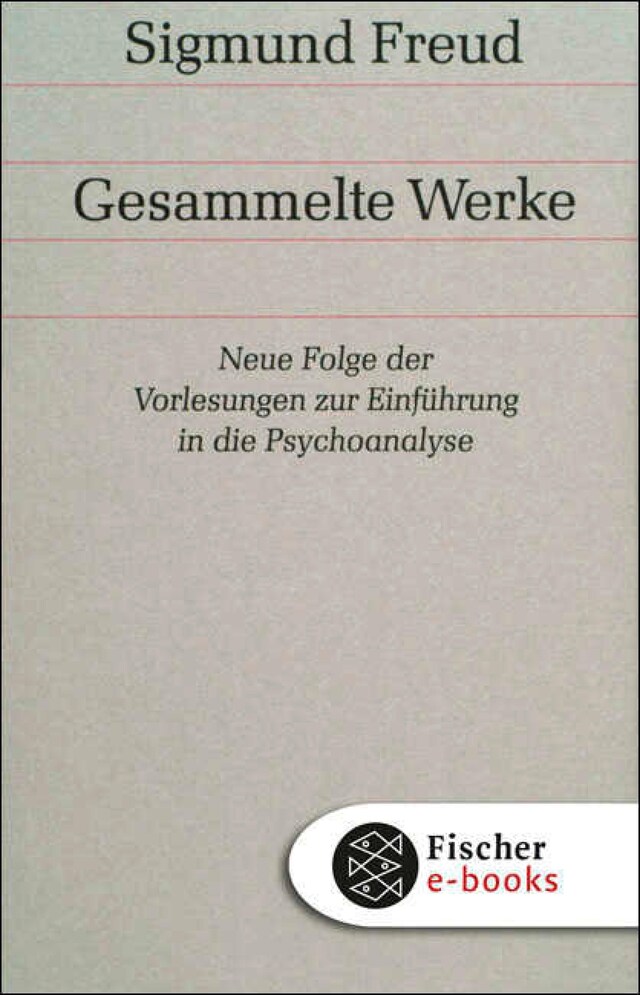 Buchcover für Neue Folge der Vorlesungen zur Einführung in die Psychoanalyse