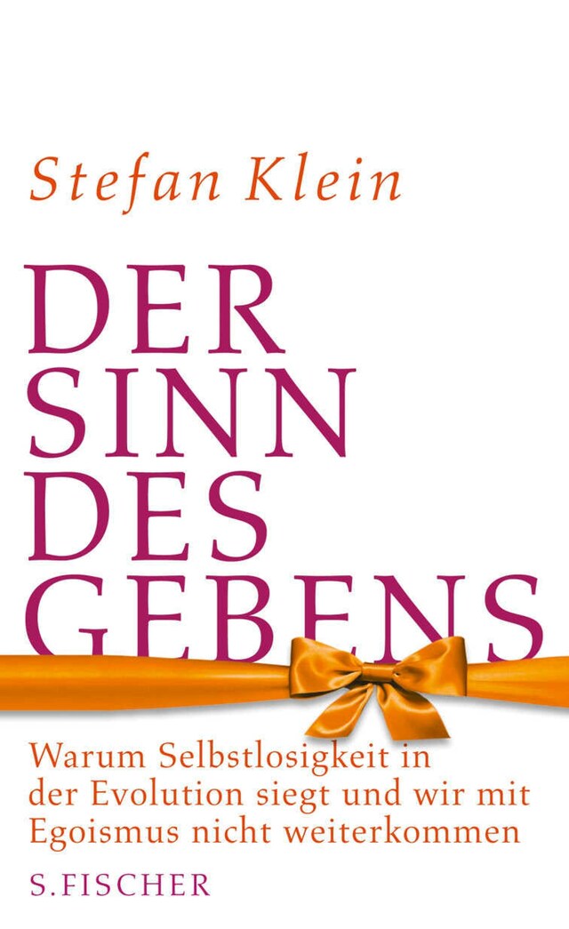 Book cover for Der Sinn des Gebens