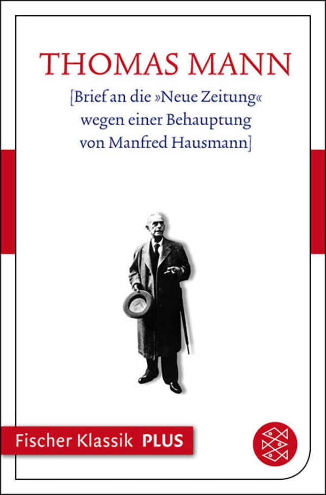 Buchcover für [Brief an die »Neue Zeitung« wegen einer Behauptung von Manfred Hausmann]