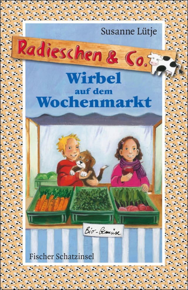Buchcover für Radieschen & Co. – Wirbel auf dem Wochenmarkt