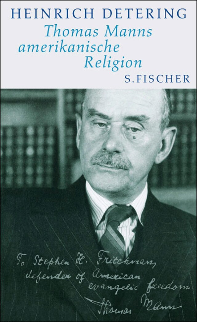 Book cover for Thomas Manns amerikanische Religion