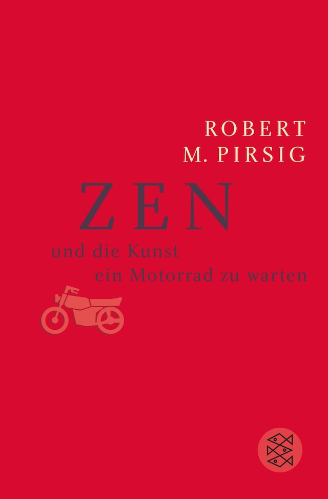 Boekomslag van Zen und die Kunst, ein Motorrad zu warten