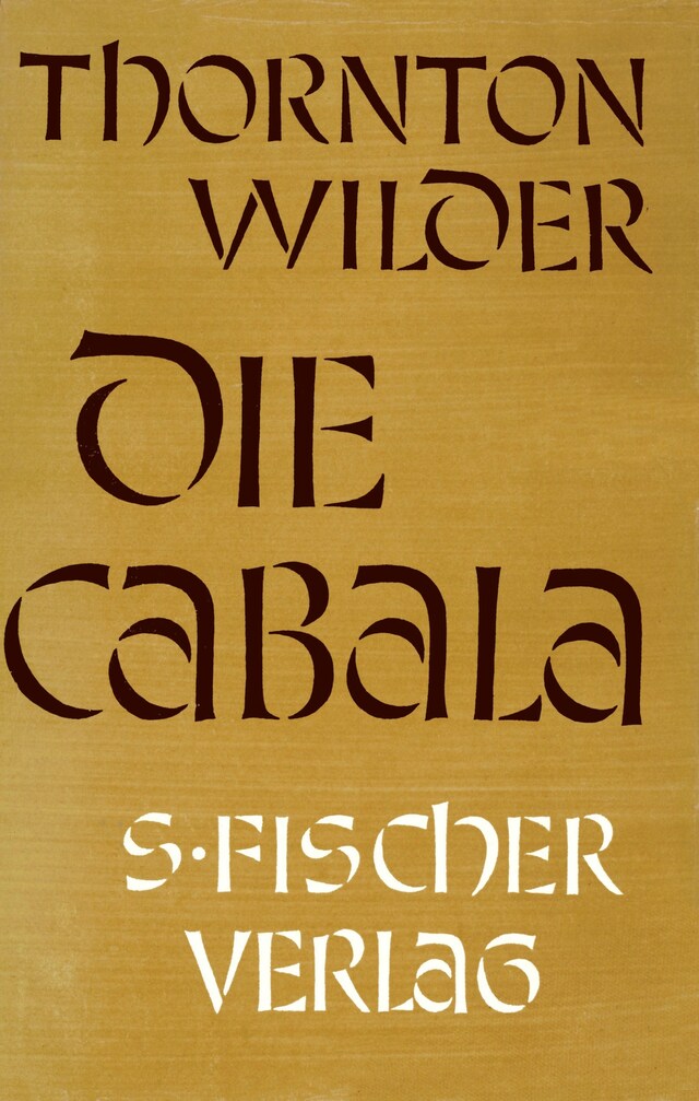 Okładka książki dla Die Cabala
