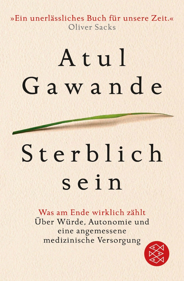 Buchcover für Sterblich sein