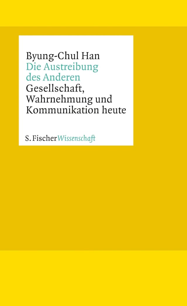 Buchcover für Die Austreibung des Anderen