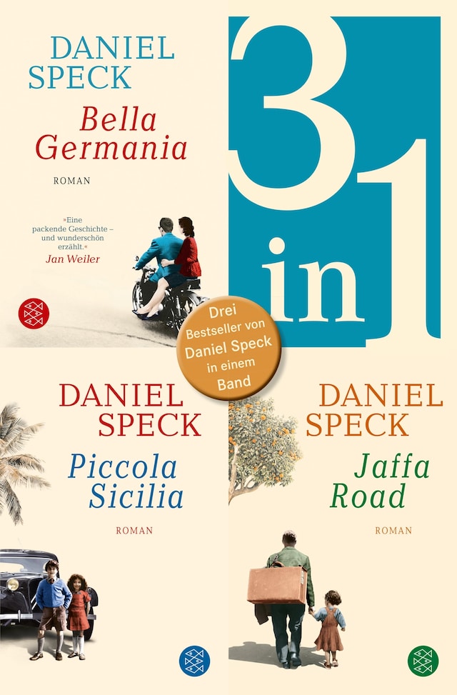 Book cover for Bella Germania / Piccola Sicilia / Jaffa Road - Drei Romane in einem Band