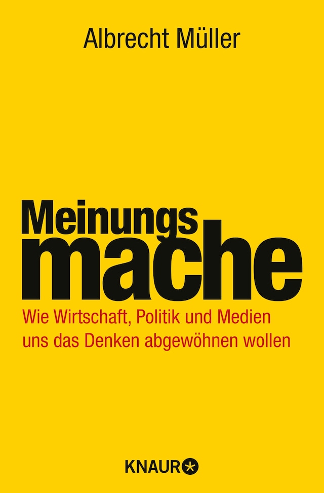 Book cover for Meinungsmache