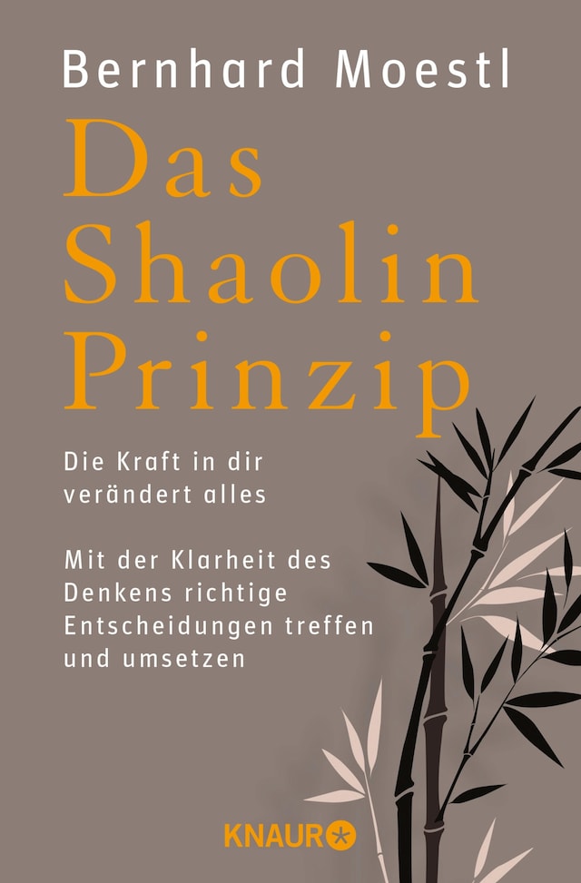Book cover for Das Shaolin-Prinzip